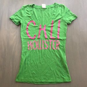 Hollister v neck tee. Size XS